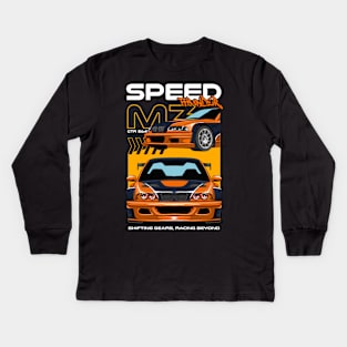 GTR E46 Speed Thunder Kids Long Sleeve T-Shirt